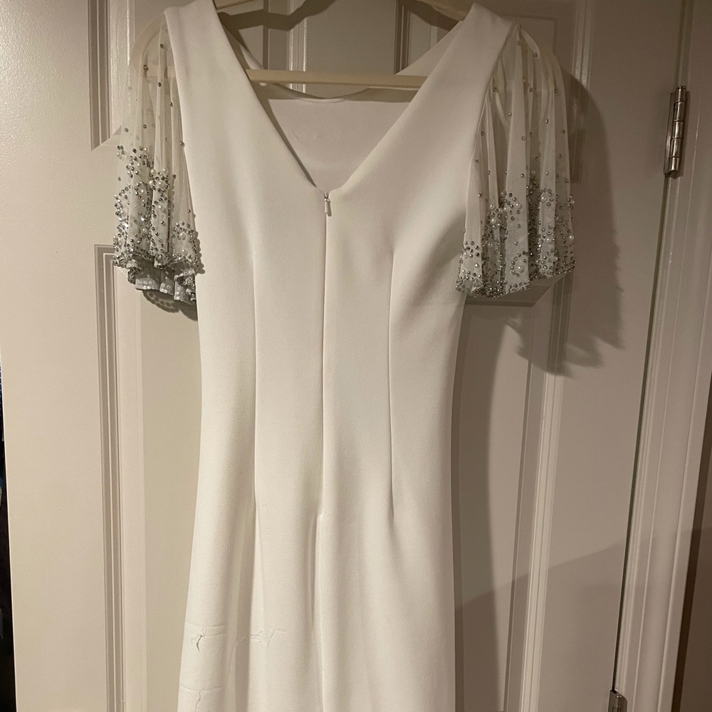 Betsy& Adam white dress - Picture 2 of 6